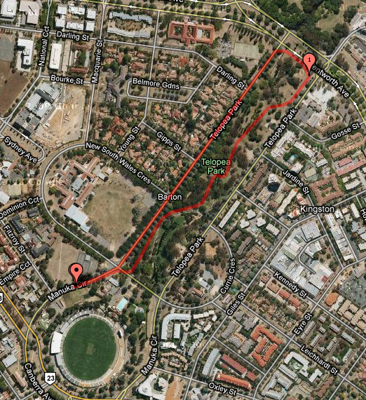 2km Mini Jog Course Map